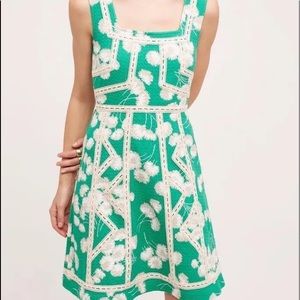 Maeve Anthropologie Emma Dandelion Print Dress